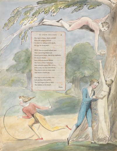 Le poesie di Thomas Gray, Disegno 17, Ode su una prospettiva distante del Eton College da William Blake